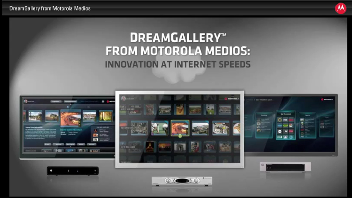 Motorola DreamGallery apes Google TV