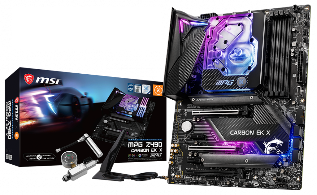 MSI Spawns Liquid-Cooled Z490 Motherboard In Collaboration with
