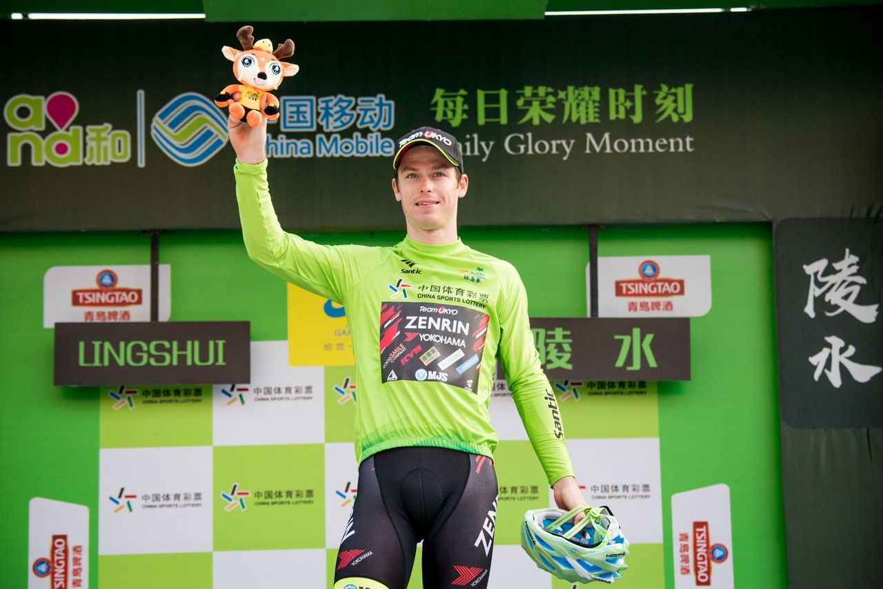 Raymond Kreder in the lead of the points classification