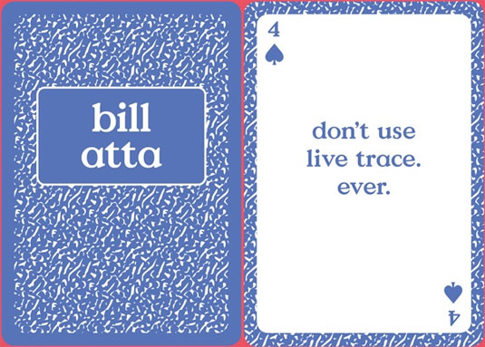 designer playing cards