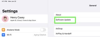 iPadOS 14 developer beta installation step 14