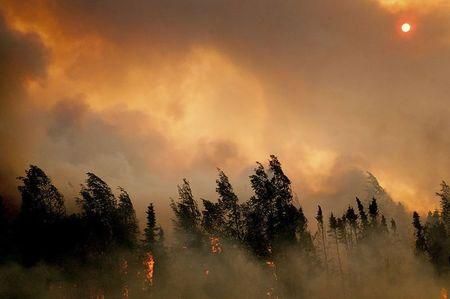 Fire in Alaska.