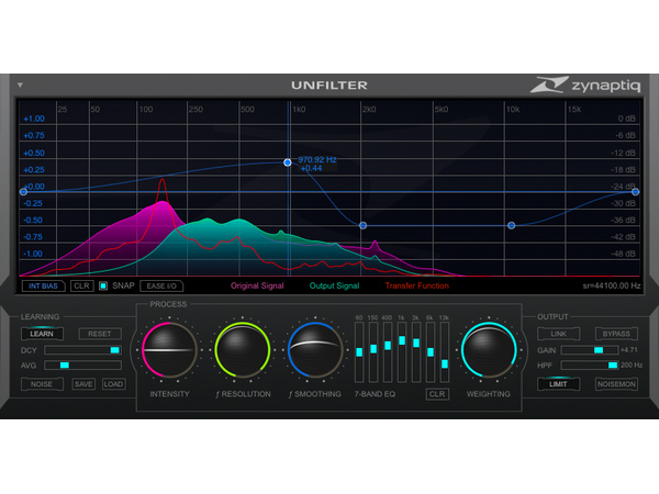 Zynaptiq Unfilter