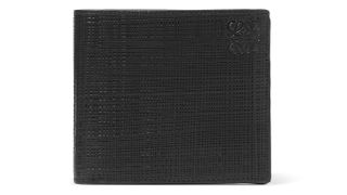 Best wallet: Loewe Embossed Cross-Grain Leather Billfold Wallet