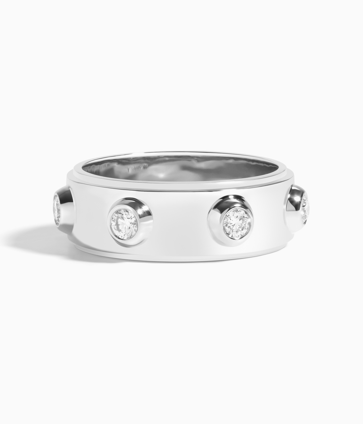Aether X Shahla Karimi engagement ring studded with sustainable diamonds