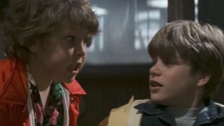 Chunk warning mikey in The Goonies