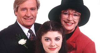 One of Deirdre's happiest days - when daughter Tracy (played then by Dawn Acton) married carpet fitter Robert in 1996