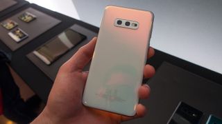 Technically, the Samsung Galaxy S10e, but colors are identical across the line (Image credit: TechRadar)