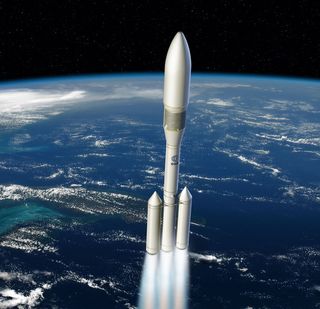 This is one concept for the European Space Agency's new Ariane 6 rocket, which would be operational in the 2020s.