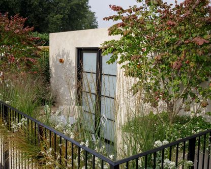 Balcony of Blooms designed by Alexandra Noble Chelsea Flower Show 2021