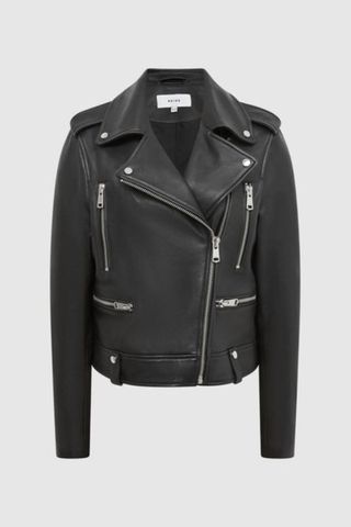 Santiago Leather Biker Jacket
