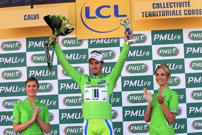 Peter Sagan now leads the points classification