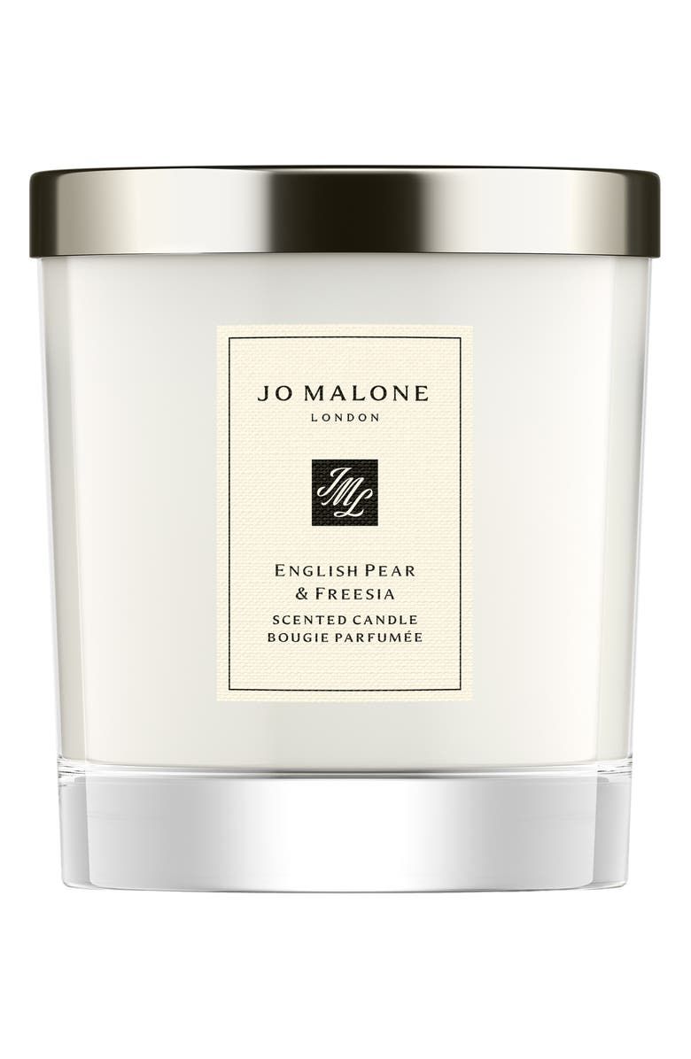 English Pear & Freesia Scented Home Candle