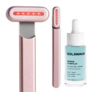 Solawave 4-in-1 Facial Wand and Renew Complex Serum Bundle