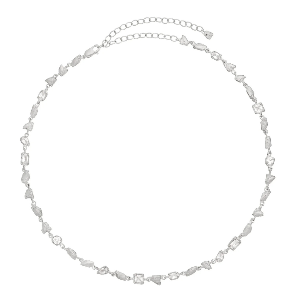 Hali White Sapphire Argenti Necklace