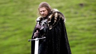Sean Bean i rollen som Ned Stark i første sæson af Game of Thrones
