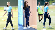 Kate Middleton wearing lululemon Chargefeel trainers