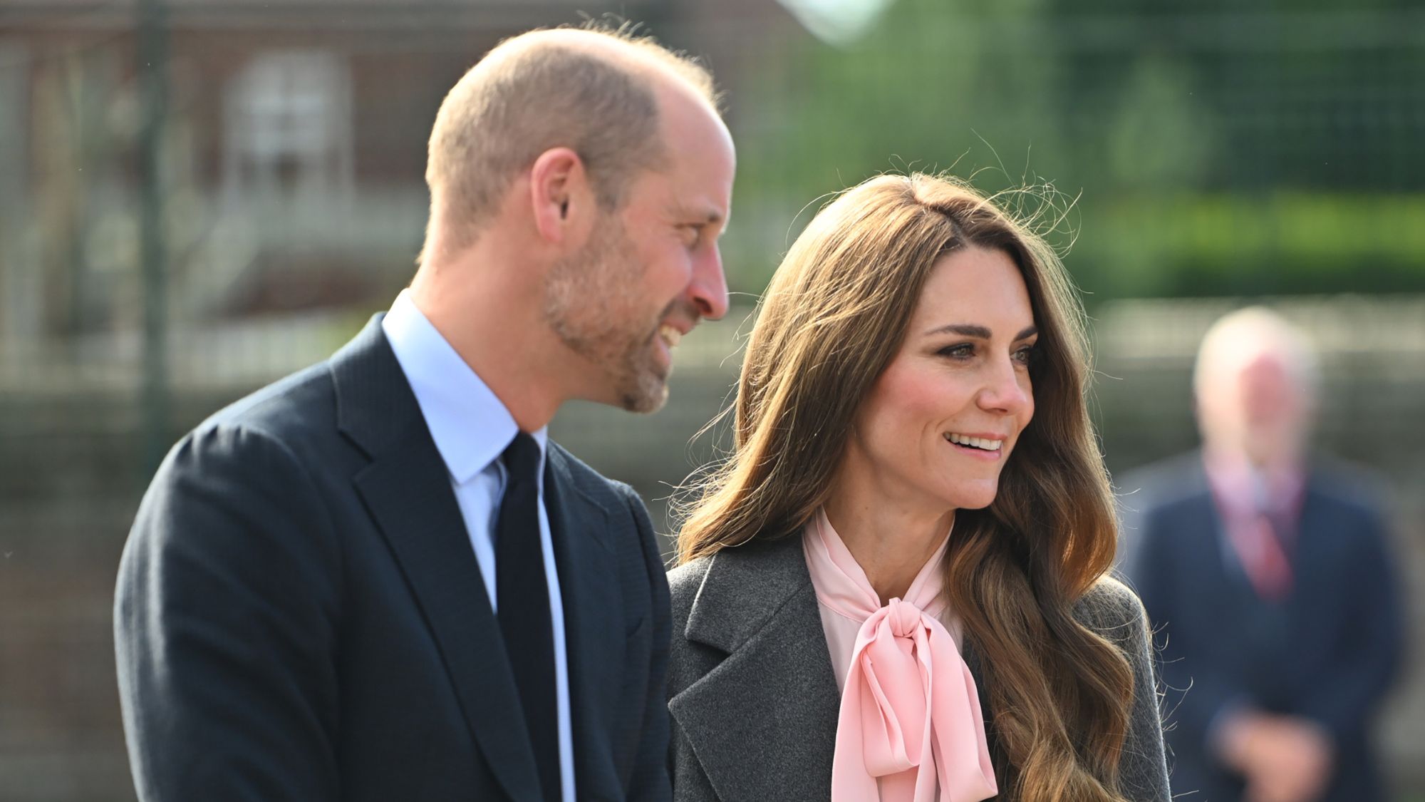The Prince and Princess of Wales visit Southport