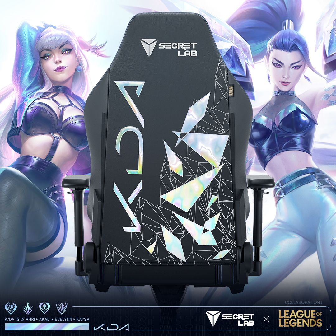K/DA Secretlab gaming chair