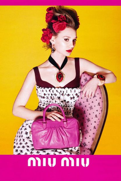 Mia Wasikowska is the face of Miu Miu spring/summer 2012