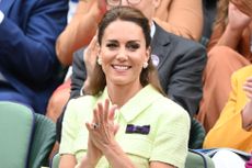 Catherine, Princess of Wales wore a lime green midi dress for the Wimbledon finals