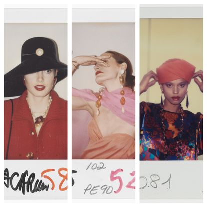 photos from the Yves Saint Laurent exhibit at the International Center of Photography 