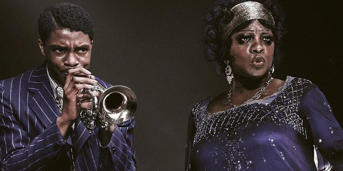 Chadwick Boseman and Viola Davis in Ma Rainey&#039;s Black Bottom