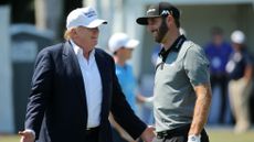 Donald Trump is set to play alongside Dustin Johnson as well as son Eric and Bryson DeChambeau in the LIV Golf Pro-Am ahead of the third event of the series, at Trump's New Jersey course