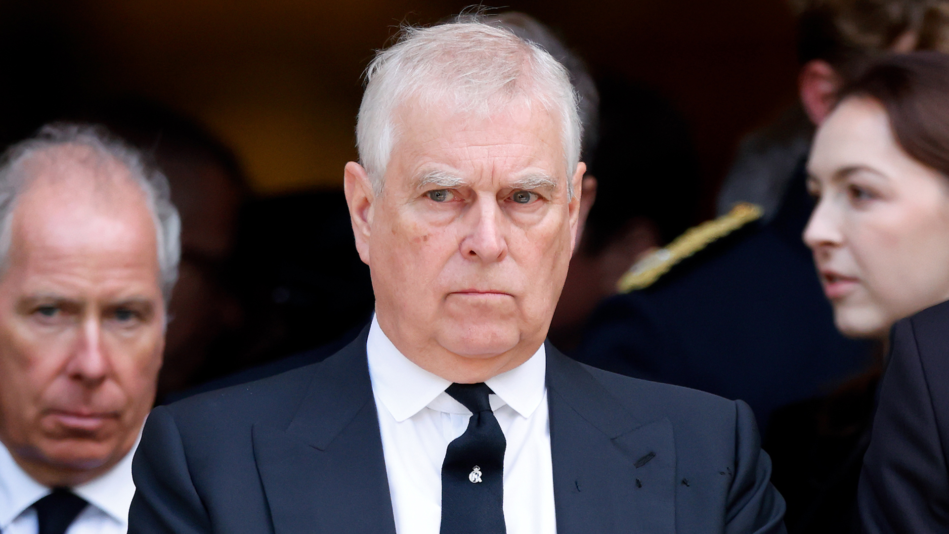LONDON, UNITED KINGDOM - SEPTEMBER 16: (EMBARGOED FOR PUBLICATION IN UK NEWSPAPERS UNTIL 24 HOURS AFTER CREATE DATE AND TIME) Prince Andrew, Duke of York attends Katharine, Duchess of Kent&#039;s Requiem Mass service at Westminster Cathedral on September 16, 2025 in London, England. Katharine, Duchess of Kent was married to Prince Edward, Duke of Kent, a first cousin of Queen Elizabeth II. She died on September 4 at the age of 92 at Kensington Palace surrounded by her family. Having converted to Catholicism in 1994, her funeral takes place at Westminster Cathedral and is the first Catholic funeral to be held for a member of the royal family in modern British history. Her Royal Highness will be laid to rest at the Royal Burial Ground at Frogmore, Windsor. (Photo by Max Mumby/Indigo/Getty Images)