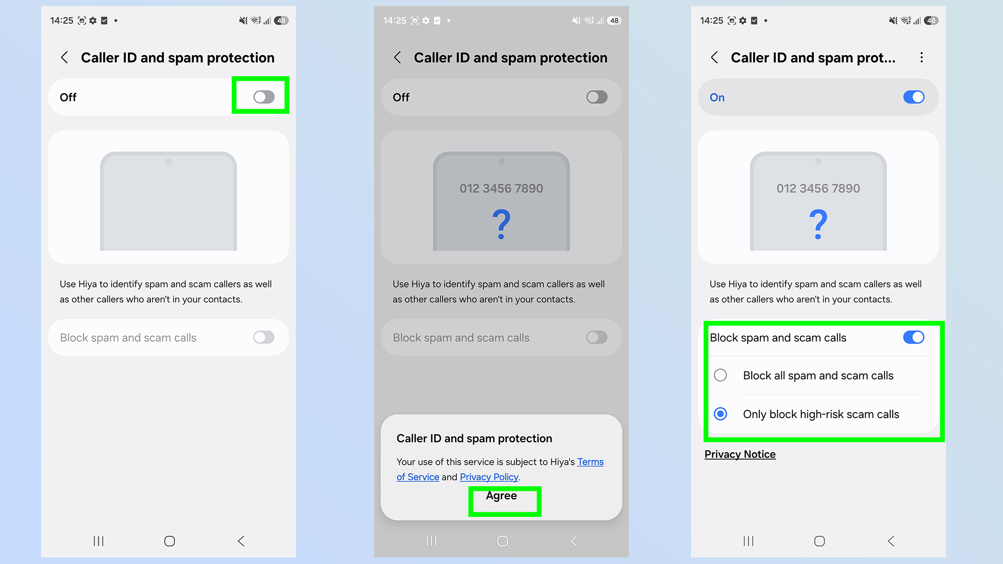 how to set up call screening on galaxy s26