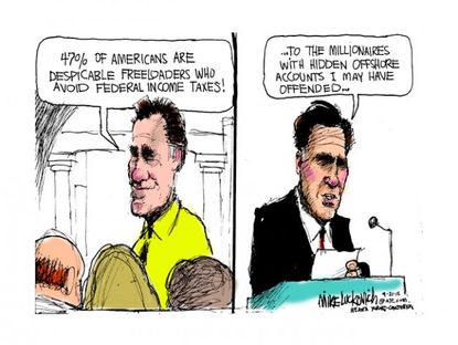 The two sides of Romney