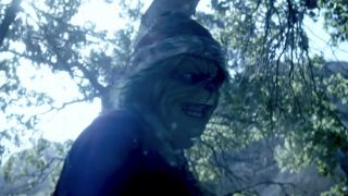 David Howard Thornton as a Grinch-like character in The Mean One