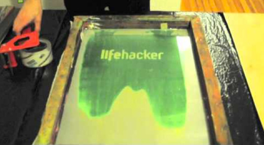 Screen printing: Lifehacker