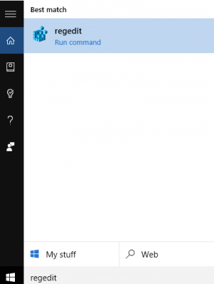 regedit