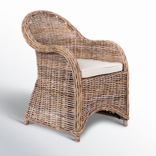 Sand & Stable™ Clarissa Rattan Armchair & Reviews | Wayfair