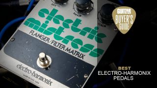 Best Electro-Harmonix pedals: Close up of vintage EHX Electric Mistress 