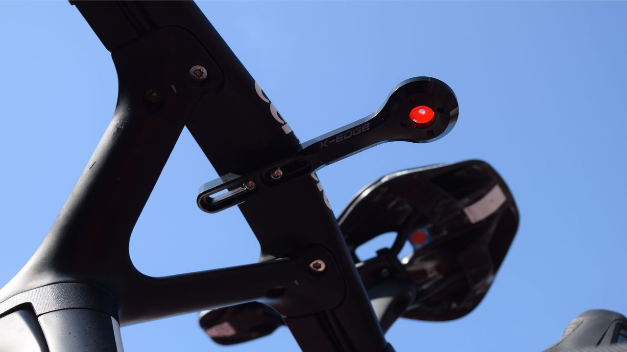 Team Sunweb utilise a K-Edge TT mount for the unique Cervelo S5 integrated cockpit system