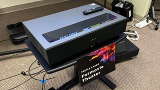 Formovie Theater laser projector on table