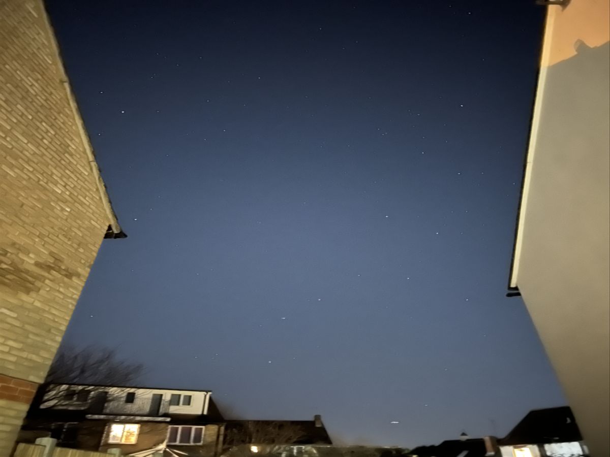 Astro image taken with the iPhone 13 Pro Max