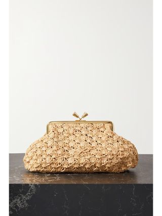 Anya Hindmarch, Maud large woven raffia clutch