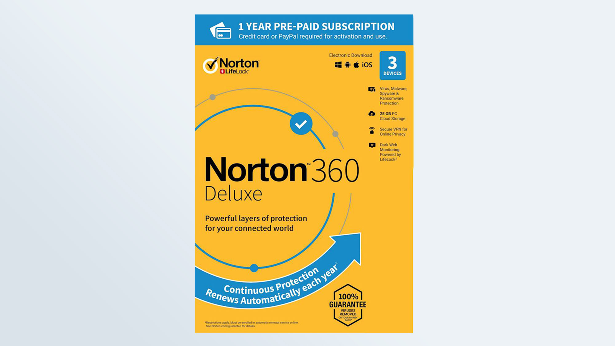 Best antivirus: Norton 360 Deluxe