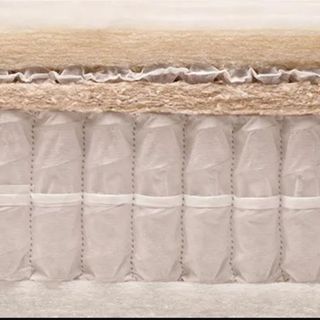 A close up of the inside of the Hypnos Select Pillow Top mattress