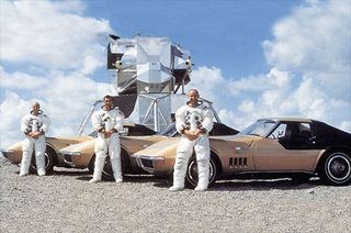 Astronaut Alan Bean and his Apollo 12 crewmates Charles Conrad and Richard Gordon each drove custom AstroVettes.