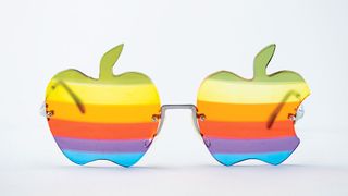 Apple logo glasses
