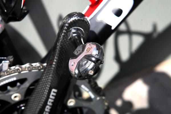 Crawford uses Speedplay Zero Stainless pedals.