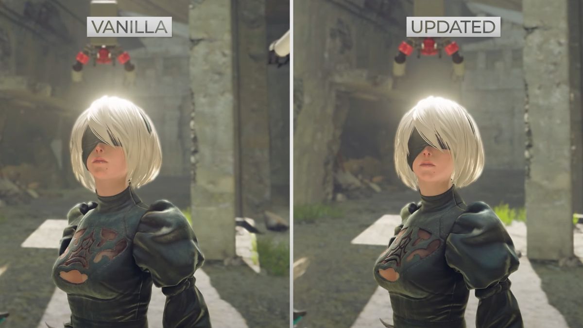 Nier Automata Texture Overhaul Mod Is Finally Complete After Four Hot Sex Picture