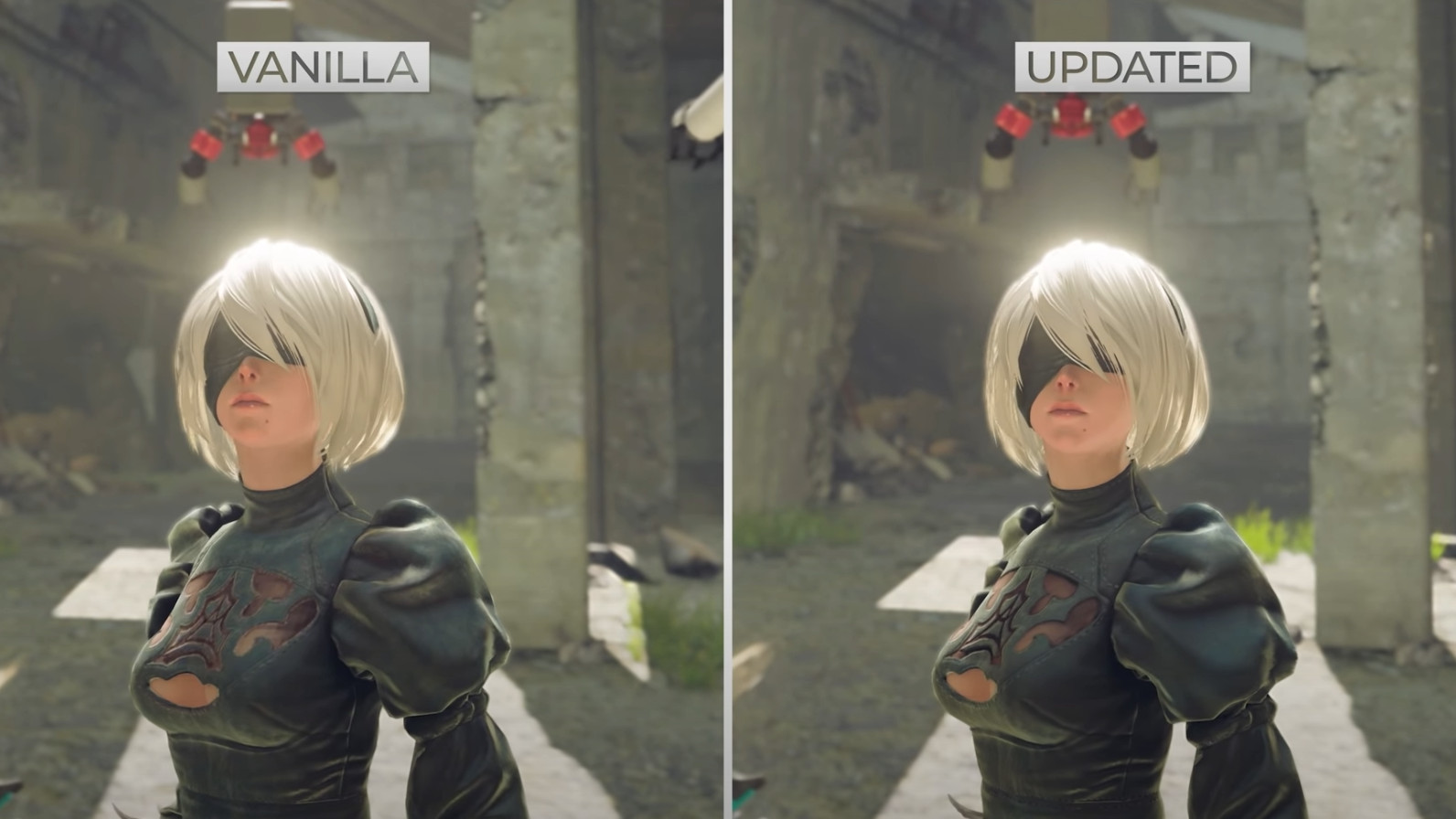 Nier: Automata Texture Overhaul Mod Is Finally Complete After Four Years |  Pc Gamer