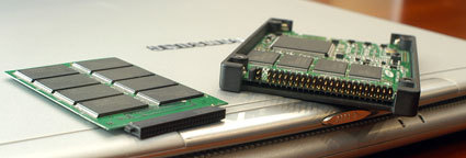 Back in March, Samsung announced an all flash drive. Samsung said the drives would have 32 GB of capacity and have double the read/write speed of regular drives. Read more here.