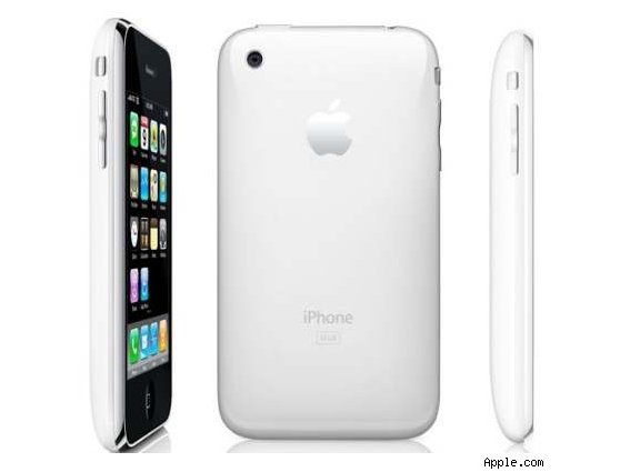 Apple iPhone 3G...all white now?