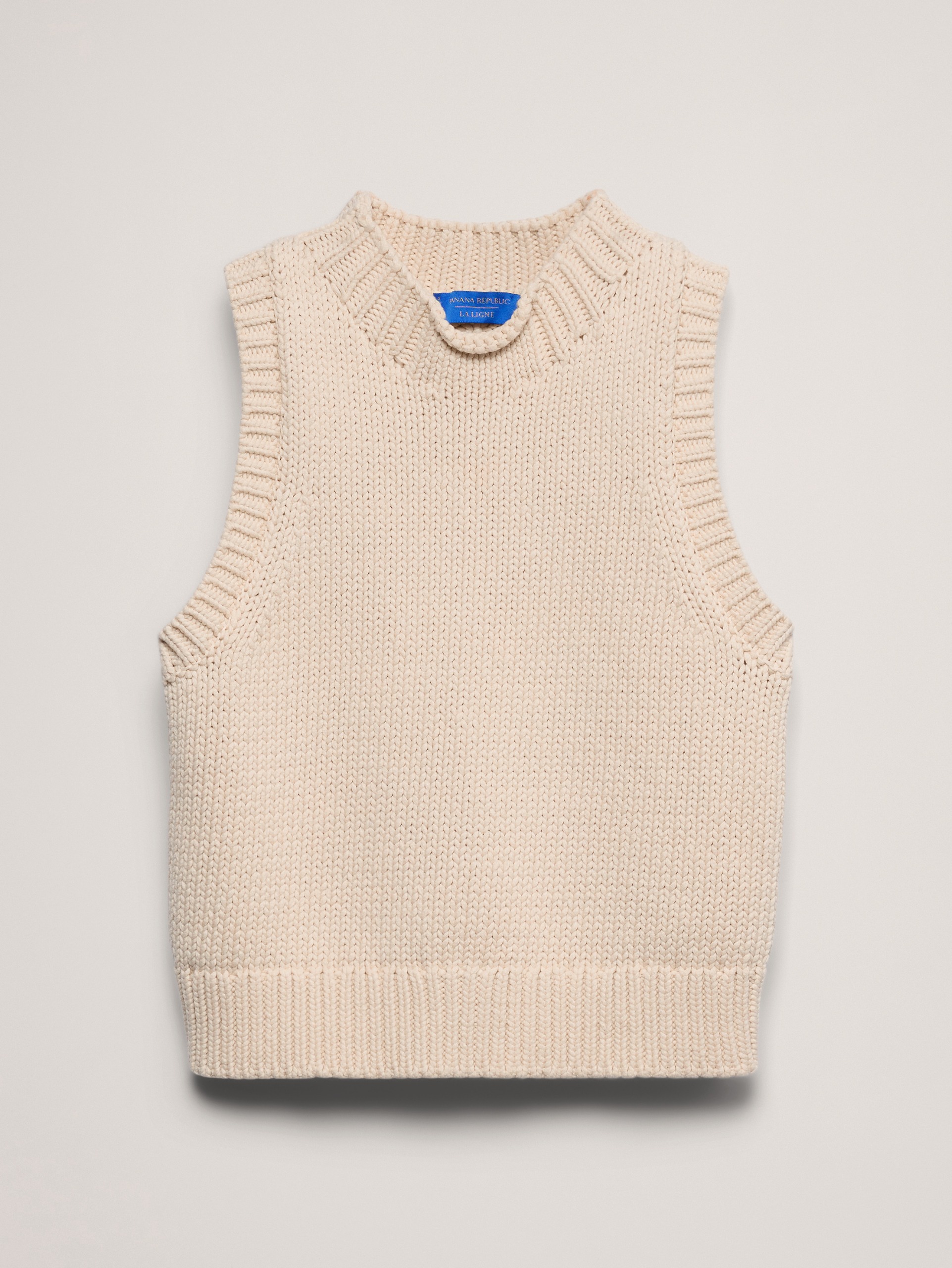 Banana Republic X La Ligne, The Cropped Cotton Sweater Tank